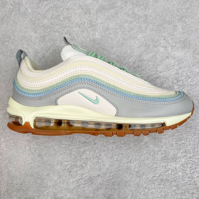 Ck版福利特价 Nk Air Max 97 Og 灰绿 Dx5766-131 原装批次子弹 拆解原鞋开发 打造全市场最强版本子弹 这里只对比原鞋原厂tpu反光材