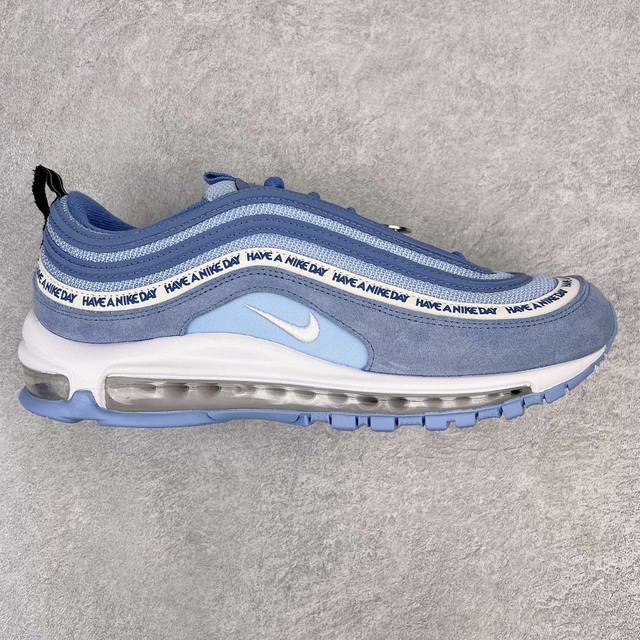 Ck版福利特价 Nk Air Max 97 Og 雾霾蓝笑脸 Bq9 -400 原装批次子弹 拆解原鞋开发 打造全市场最强版本子弹 这里只对比原鞋原厂tpu反光