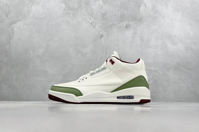 5A Air Jordan 3 Retro Aj3系列 龙年 完美清洁度 最高工艺复刻 原装无色差修正 #原楦原纸板开发 纯正三代版型 #原底真实气垫 回弹反馈