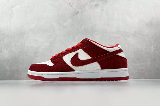 St免修版 Nike Dunk Sb Low Valentine'S Day 情人节 白红 货号 313170-662 尺码 36 36.5 37.5 38 3