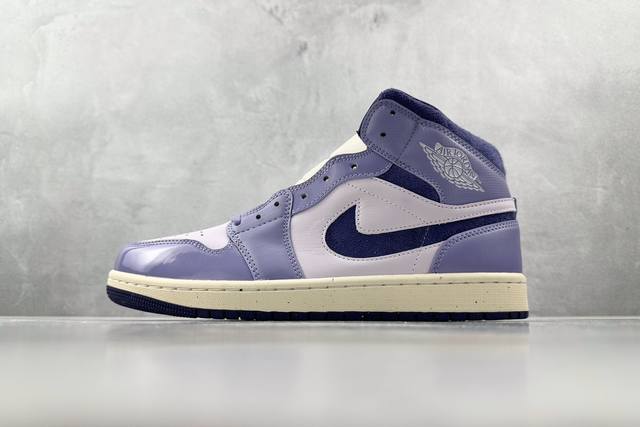 Dt 顶级原版 Jordan Air Jordan 1 Mid Purple Chenille 紫色 货号 Dz3745 500 尺码 35.5 36 36.5