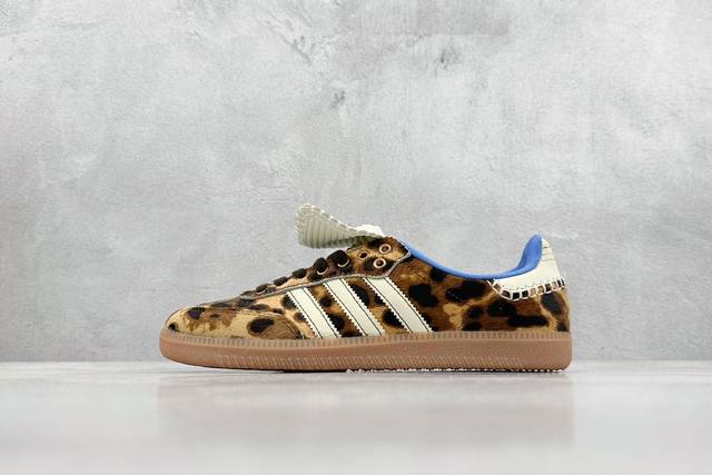 Fs版 Wales Bonner X Adidas Originals Samba Pony Tonal 棕白 货号 Ie0578 尺码 40 40.5 41