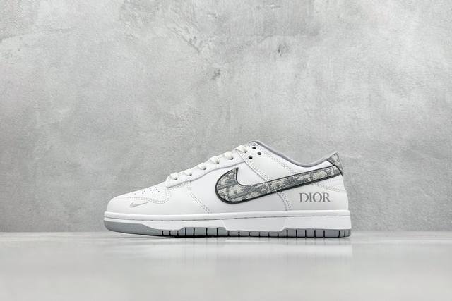 福利特价 Nike Dunk Low 迪奥联名 纯原大厂出品 极力推荐 原装头层材料 独家版型蒸餾加工 帶來的是更好的视觉和脚感体验 大厂纯原品质出货 清洁度