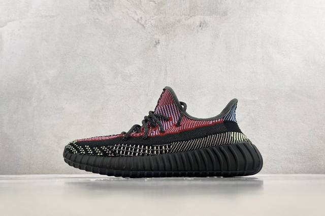 R+版 超强性价比 Adidas Originals Yeezy Boost 350 V2 黑红 Yecheil 货号 Fw5 尺码 36 36.5 37 38