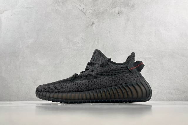 R+版 超强性价比 Adidas Originals Yeezy Boost 350 V2 黑满天星 Black 货号 Fu9007 尺码 36 36.5 37