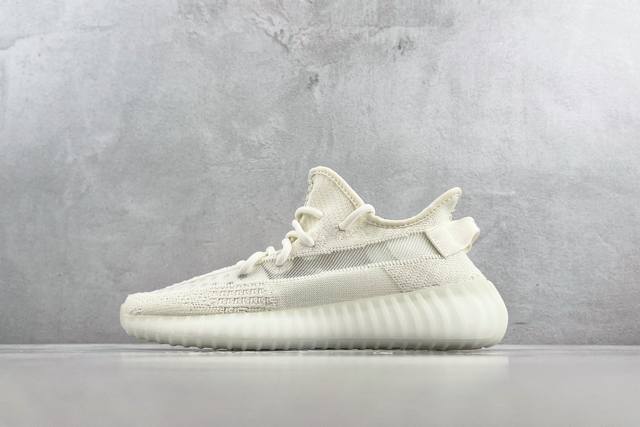 R+版 超强性价比 Adidas Originals Yeezy Boost 350 V2 冰淇淋 Bone '白色 货号 Hq6316 尺码 36 36.5 - 点击图像关闭