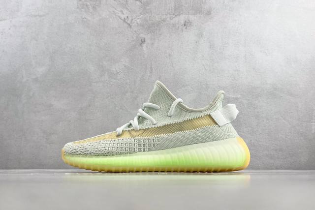 R+版 超强性价比 Adidas Originals Yeezy Boost 350 V2 亚洲限定 Hyperspace 淡蓝 货号 Eg7491 尺码 36