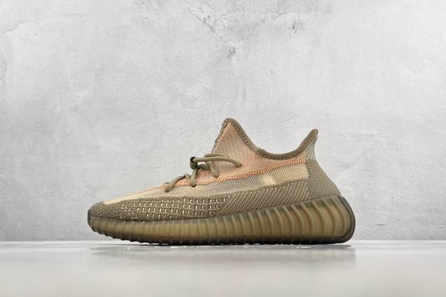 R+版 超强性价比 Adidas Originals Yeezy Boost 350 V2 天使 Sand Taupe 脏橙 货号 Fz5240 尺码 36 3