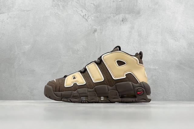 Ck Air More Uptempo 巧克力棕 代表着历史最高版本皮蓬 原盒原标 之前一直专供外贸 各大平台输出 行业内公认最高评价的皮蓬 官方货号 Fb88