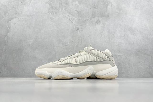 福利特价 Adidas Yeezy Desert Rat 椰子500老爹鞋 原档案数据还原 100%原材 承袭yeezy500最新设计理念 鞋面采用皮革 麂皮和