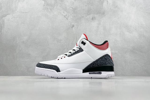 Tnt Air Jordan Aj3 Retro 火焰红 原纸板楦头开发 进口头层皮料 完美鞋型匹配公司货 正确鞋舌立体高频 最新原厂底模 大底卡色咬花完美 鞋