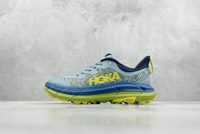 Hoka One One Mafate Speed 4 低帮专业越野跑步鞋 #鞋底防滑性能在下坡的石板台阶和原始路面都有很好的表现hoka血统属性厚底设计 在快