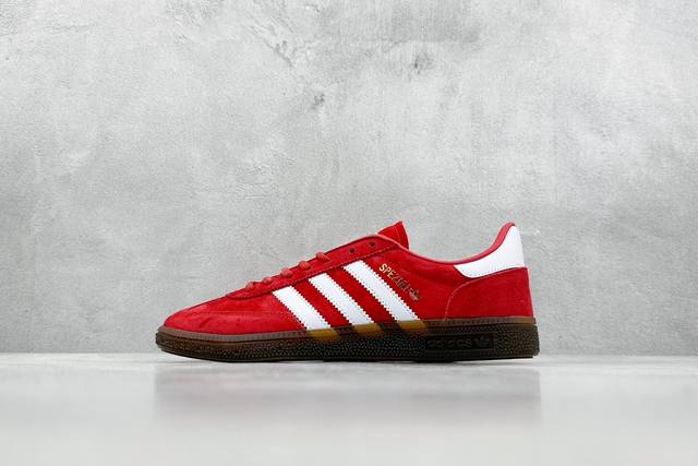 Adidas Handball Spezial 官方正确版本 阿迪达斯经典款 复古休闲板鞋 #全鞋采用反毛皮制作 牛筋耐磨大底 承载青春情怀的板鞋 经典三条杠装