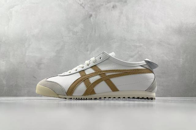 Sc版 渠道特供 二层跑量 Onitsuka Tiger鬼冢虎 Mexico 66 白棕 货号 1183A693-101 尺码 36 37 37.5 38 39