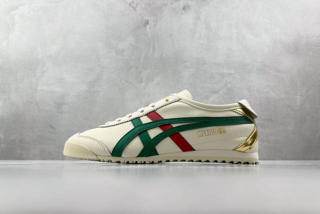 Sc版 渠道特供 二层跑量 Onitsuka Tiger鬼冢虎 Mexico 66 白绿色 货号 1183B511-200 尺码 36 37 37.5 38 3