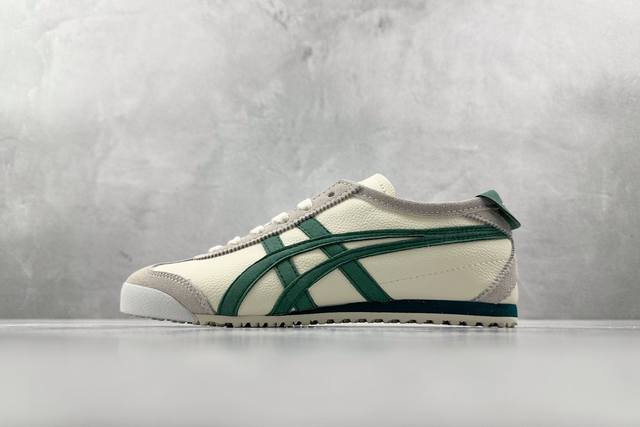 Sc版 渠道特供 二层跑量 Onitsuka Tiger鬼冢虎 Tokuten Mexico 66 白绿色 货号 1183C076-250 尺码 36 37 3