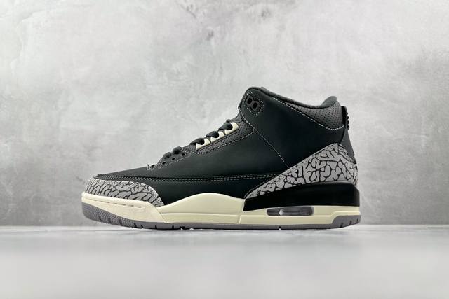 Pb 最新外贸批次 Jordan Air Jordan 3 Off Noir 黑 货号 Ck9246-001 尺码 40 40.5 41 42 42.5 43