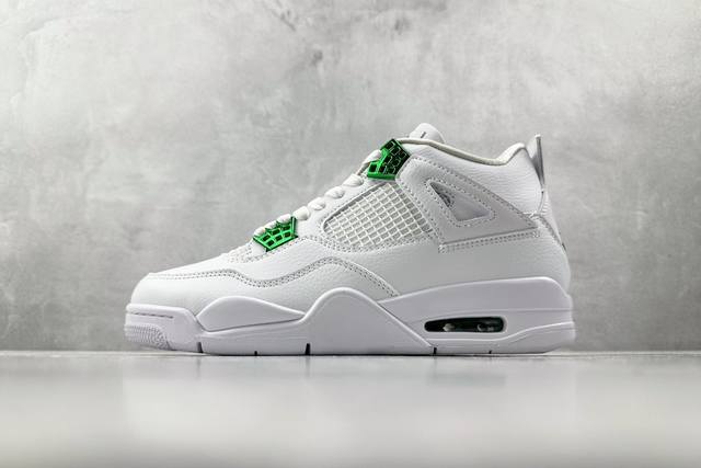 Pb 最新外贸批次 Jordan Air Jordan 4 Retro Green Metallic 白绿 货号 Ct8527-113 尺码 40 40.5 4