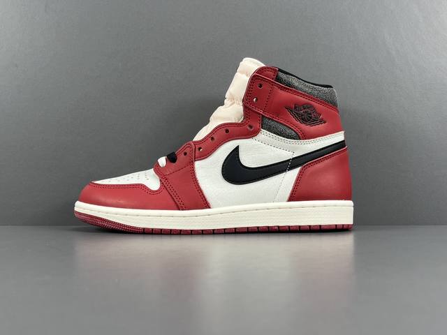 渠道优势 支持代发 东莞产 顶级aj1 白红 Jordan Air Jordan 1 High Og Lost & Found 做旧氧化 潮流复古 防滑 耐磨高