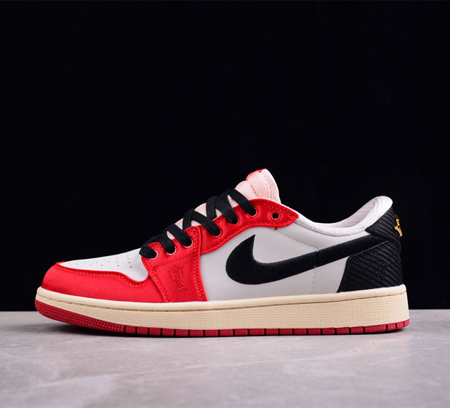 Trophy Room X Nike Air Jordan 1 Retro Low Og Sp Away Aj1乔丹一代低帮经典复古文化休闲运动篮球鞋 联名丝绸