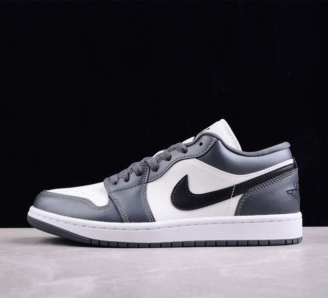 Cj版纯原 Air Jordan 1 Low Dark Grey Aj1 乔1深灰白 低帮文化休闲板鞋 Dc0774-102 #市售最高品质 原鞋开发 大厂代工