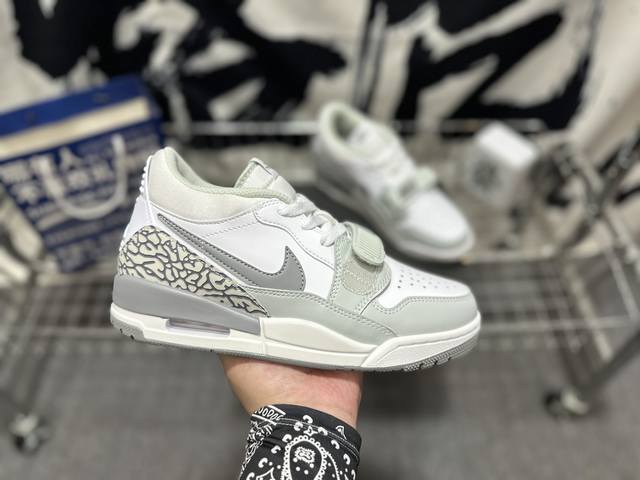 调价 ＃神版 Air Jordan Legacy Aj312 Low 低帮复古篮球鞋 白灰 Fv8115-101 市场最强独一档产物 全套原纸板楦头开发 原厂大