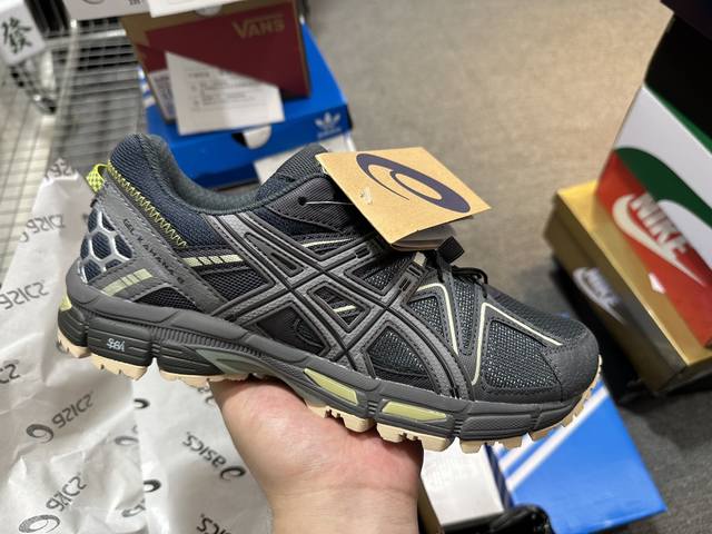 Asics Gel-Kahana 8 公司级版本 亚瑟士运动休闲透气专业跑鞋 进口双层丝纤维工程网布鞋面 轻量舒适透气材质 中底3D可视gel缓震胶效果 升级f