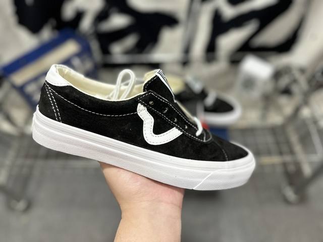 Vans范斯 Premium 高阶支线sport 73 经典黑白麂皮男女款情侣板鞋休闲帆布鞋 Vans T字头德训鞋来了该支线继承了vault Og与安纳海姆复