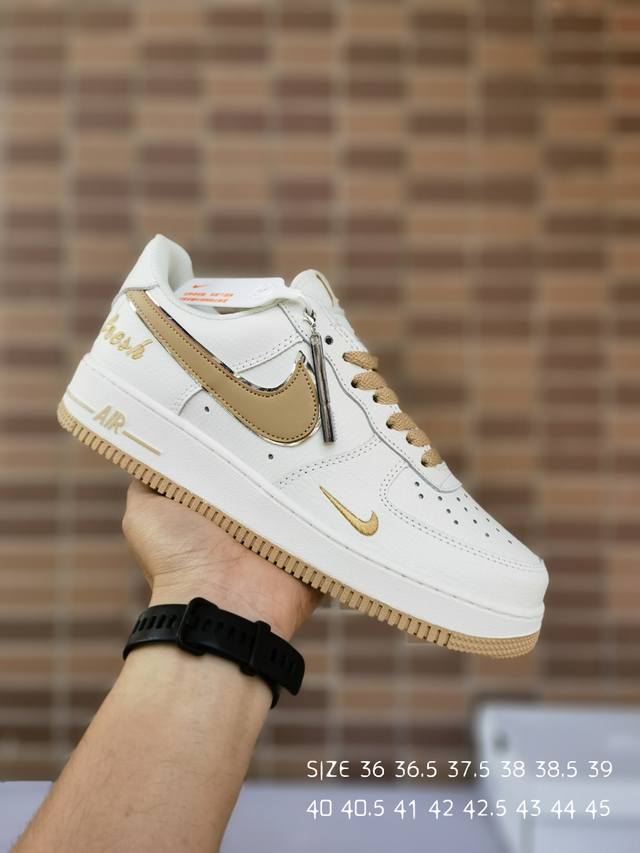 Nike Air Force 1 Low 07 小钩 原楦头原纸板 打造纯正低帮空军版型 专注外贸渠道 全掌内置蜂窝气垫 原盒配件 原厂中底钢印、拉帮完美 Si