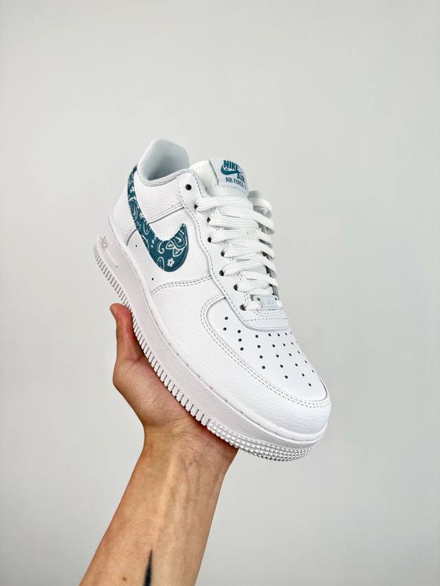 超神版 纯原级 终端放货 Nike Air Force 1 空军一号低帮 白蓝花纹勾 官方同步 原装级别 原楦头原纸板 打造纯正空军版型#专注外贸渠道 全掌内置