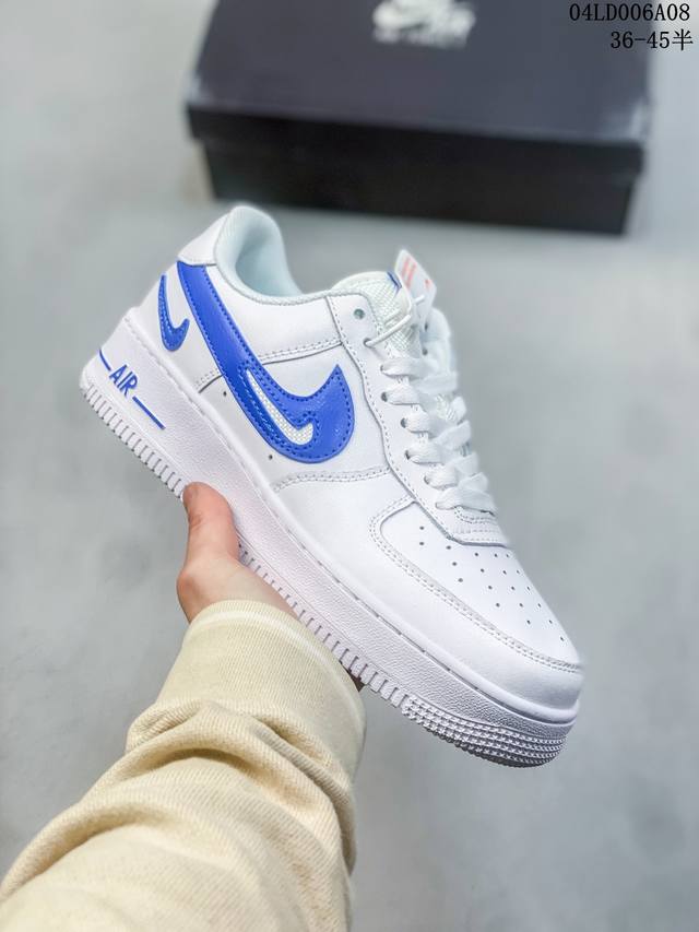 福利特价带半码 耐克nike Air Force 1 Low 空军一号低帮休闲板鞋 打造纯正空军版型#专注外贸渠道 全掌内置蜂窝气垫 #原盒配件 原厂中底钢印、