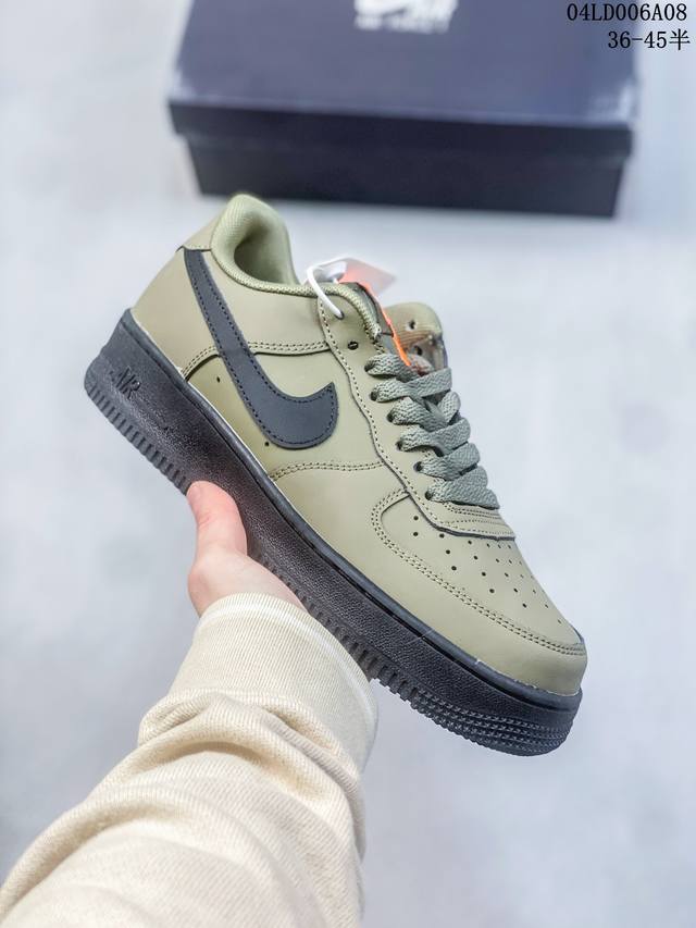 福利特价带半码 耐克nike Air Force 1 Low 空军一号低帮休闲板鞋 打造纯正空军版型#专注外贸渠道 全掌内置蜂窝气垫 #原盒配件 原厂中底钢印、