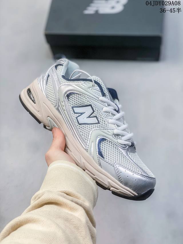 36-45半 公司级 带半码 韩流爆火款式#2024新款nb新百伦new Balance Mr530系列复古老爹风网布跑步休闲运动鞋。官方货号#Wr530St