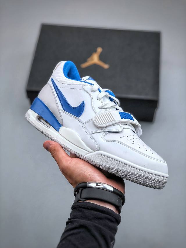 Air Jordan Legacy 312 Low 白蓝 原厂私磨 原厂纸板 原厂盒装 完美走线 进口头层皮 致力打造精致。货号：Hj3480-140 尺码：3