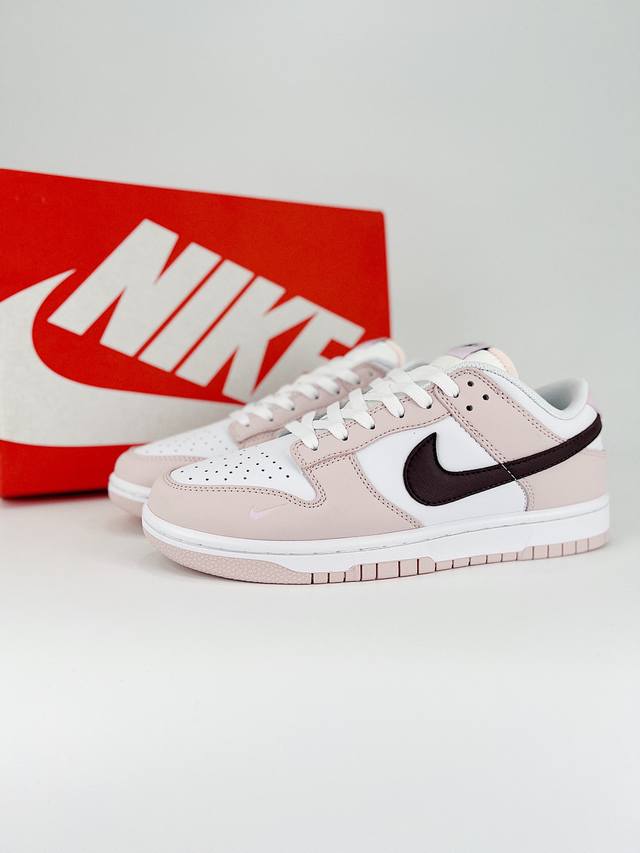 原360版本 Nike Dunk Low Neapolitan 冰淇淋粉 史诗福利 全网唯一全头层版本 正确低趴鞋头细节 拒绝偷工减料福利供应在原有配色主题的影