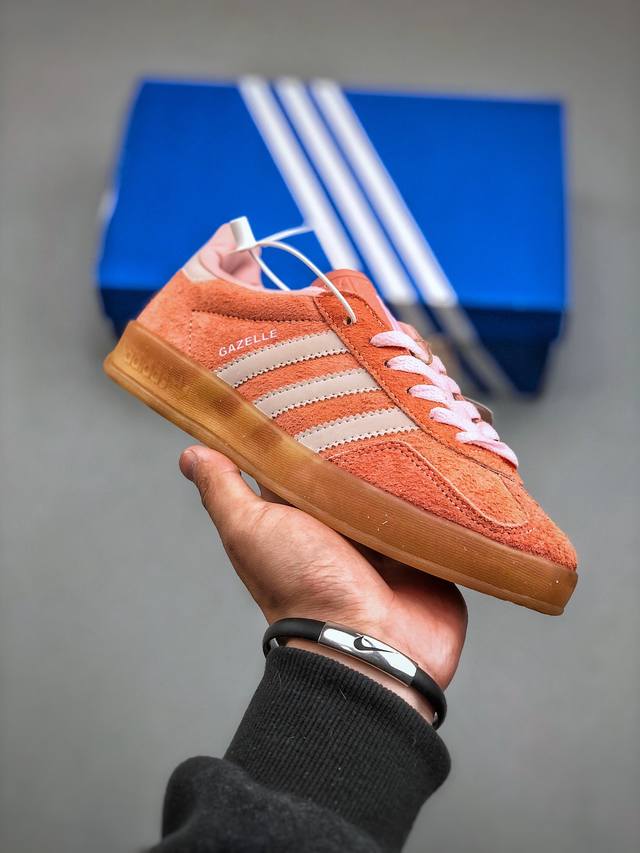 Adidas Gazelle Indoor Trainers 羚羊内训系列低帮复古百搭休闲运动德训风板鞋 Ie2946 尺码：36-45 半