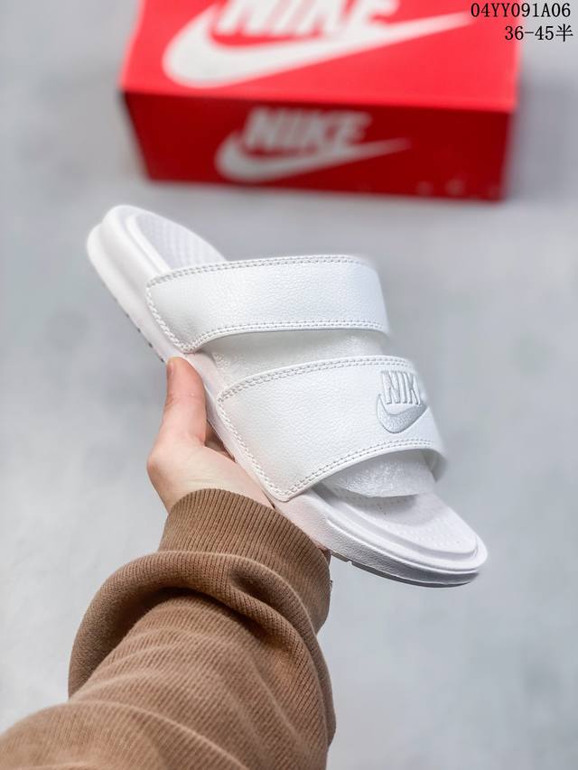 耐克忍者nike Benassi Duo Ultra Slide 耐克 舒适脚感 抗磨防滑 休闲沙滩鞋忍者拖鞋 ！ 04Yy091A06