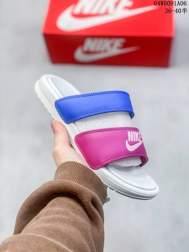 Nike Benassi Duo Ultra Slide 耐克 舒适脚感 抗磨防滑 休闲沙滩鞋忍者拖鞋女士凉拖鞋 码数：36-40 04Wd091A06