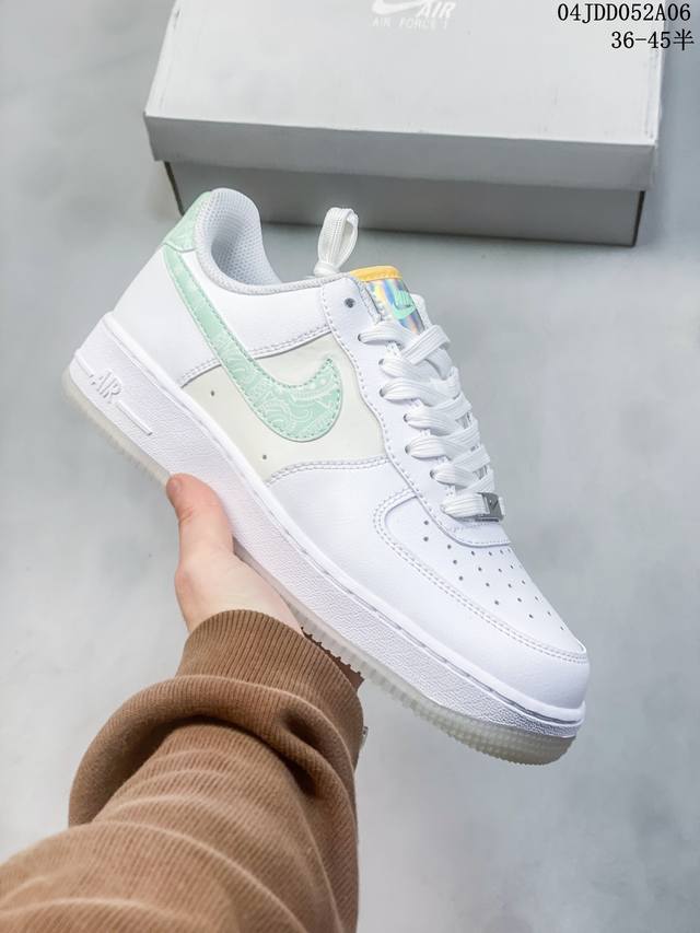 公司级带半码 耐克nike Air Force 1 Low 空军一号低帮休闲板鞋 打造纯正空军版型#专注外贸渠道 全掌内置蜂窝气垫 #原盒配件 原厂中底钢印、拉