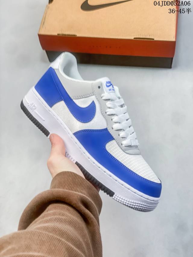 公司级带半码 耐克nike Air Force 1 Low 空军一号低帮休闲板鞋 打造纯正空军版型#专注外贸渠道 全掌内置蜂窝气垫 #原盒配件 原厂中底钢印、拉