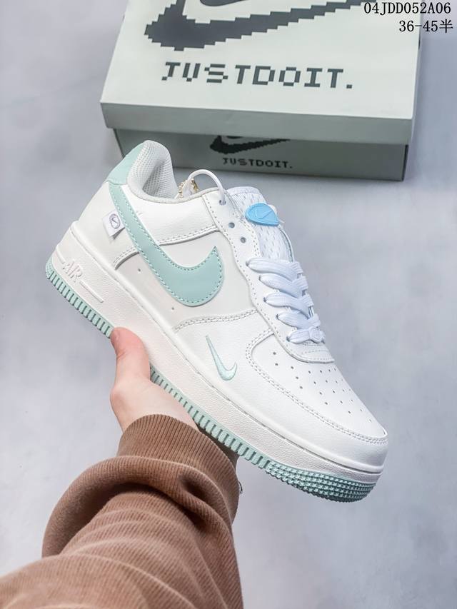 公司级带半码 耐克nike Air Force 1 Low 空军一号低帮休闲板鞋 打造纯正空军版型#专注外贸渠道 全掌内置蜂窝气垫 #原盒配件 原厂中底钢印、拉