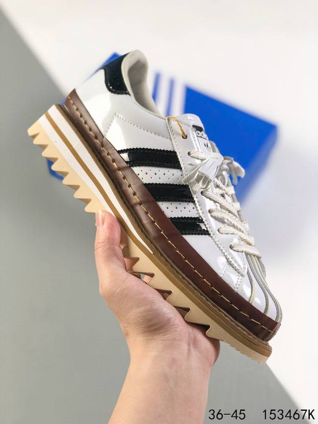 公司级真标带半码！ 阿迪达斯 Clot X Adidas Originals Superstar 陈冠希全新设计 鞋身整体以adidas经典的 Supersta