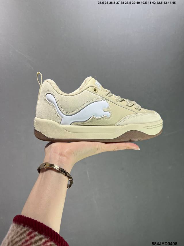 公司级puma 彪马 真标带半码，日韩校园风彪马puma Smash Vulc Leather Low 韩系百搭耐磨橡胶底板鞋 货号：374764 09 类型：