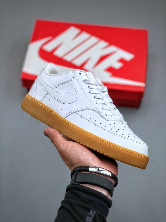 Nike Court Vision Low 小空军休闲板鞋 原数据独家私模大底 优质皮料打造 品质毋庸置疑 区别市面伪特价品质 所见即所得！鞋撑同步专柜油封纸包