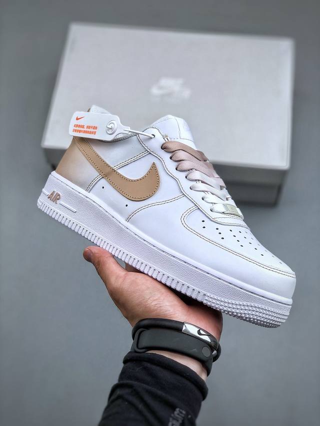 Nike Air Force 1 Low 07 原楦头原纸板 打造纯正低帮空军版型专注外贸渠道 全掌内置蜂窝气垫 原盒配件 原厂中底钢印、拉帮完美 官方货号：F