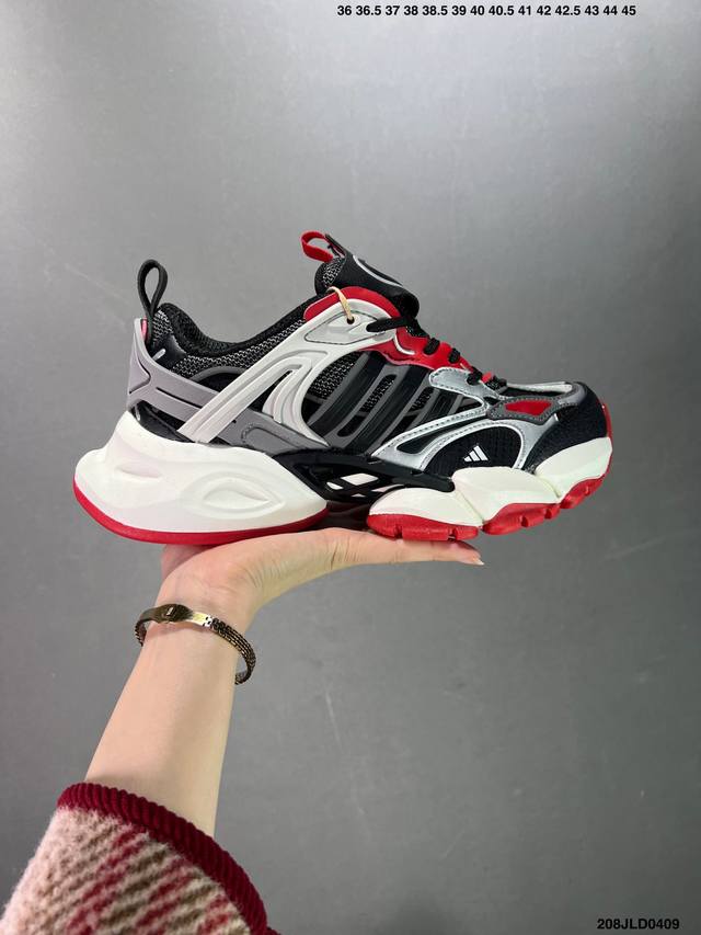 公司级adidas Xlg Runner Deluxe 系列低帮老爹风增高复古中性休闲运动慢跑鞋 货号:Ih0700 Size:36 36.5 37 38 38