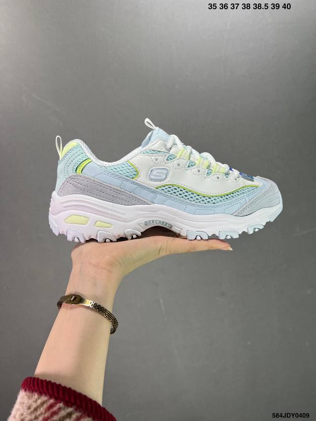 斯凯奇 斯凯捷 真标新品 韩国明星们的新宠思凯奇skechers Mh2 熊猫系列 韩国街头除了nb鞋之外就是这个运动鞋了.Evu增高大底 记忆鞋垫 穿上非常轻