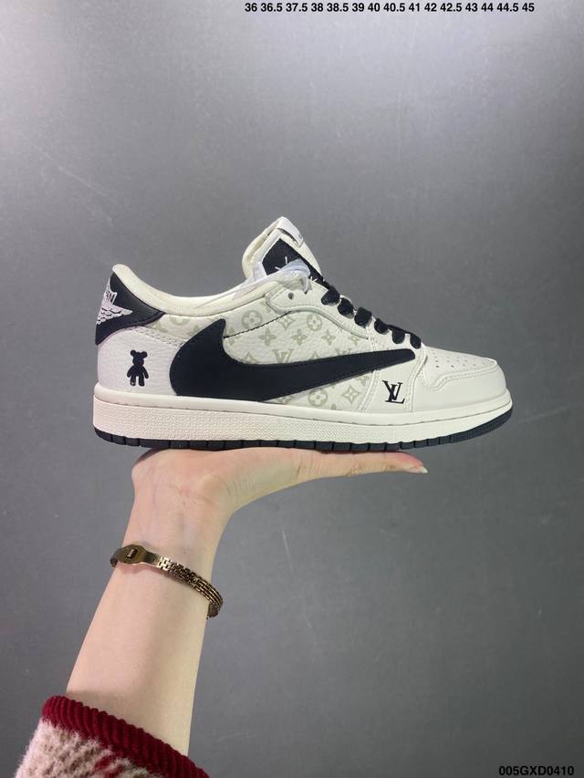 公司级fragment X Ts X Air Jordan 1 Low X Lv 三方联名倒钩低帮 麂皮纯原大厂出品 唯一可媲美原版 同价位区间无对手 全新的三