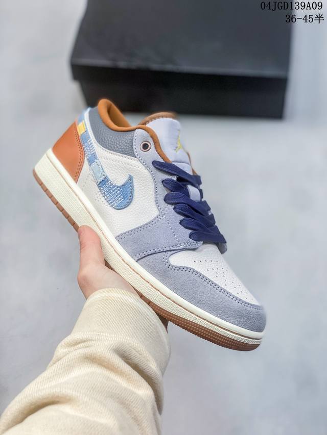 耐克 乔丹air Jordan 1 Low Aj1 乔1 乔丹1代aj1 低帮复古文化休闲运动篮球鞋。该鞋款从 1985 年元年款汲取设计灵感，焕新演绎简约经典