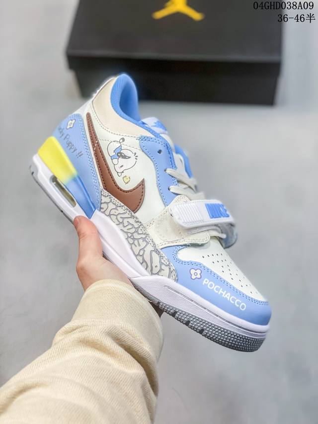 公司级带半码nike Air Jordan Legacy 312 Low 乔丹最强三合一混合版 性价比天花板有着交错结合的设计，它的名字就展现出它所包含的鞋款元